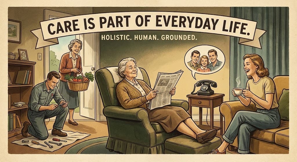 Shared trust infrastructure connecting families and care organizations