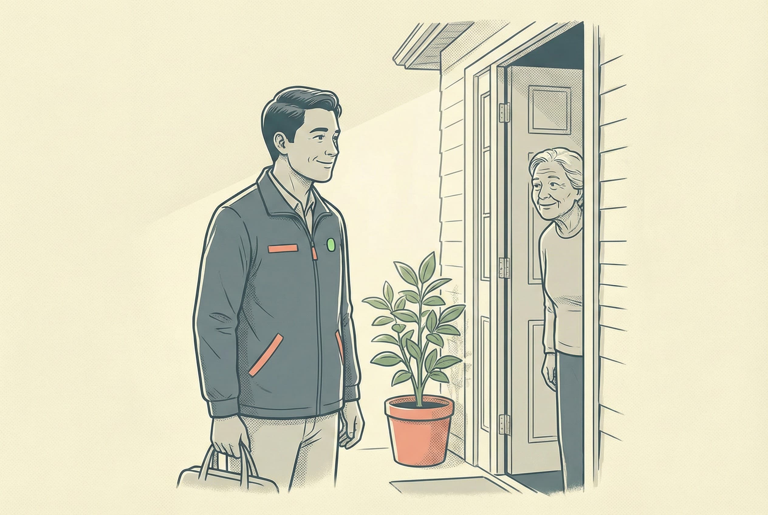 Older adults staying connected and purposeful in everyday life.